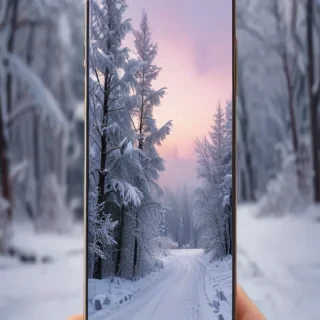 winter phone wallpaper