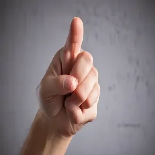 finger pointing at you
