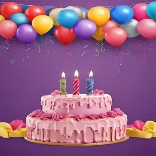happy birthday banner png
