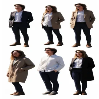 person transparent