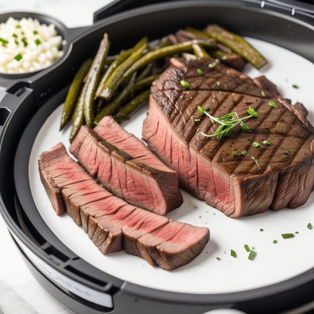 air fryer flat iron steak