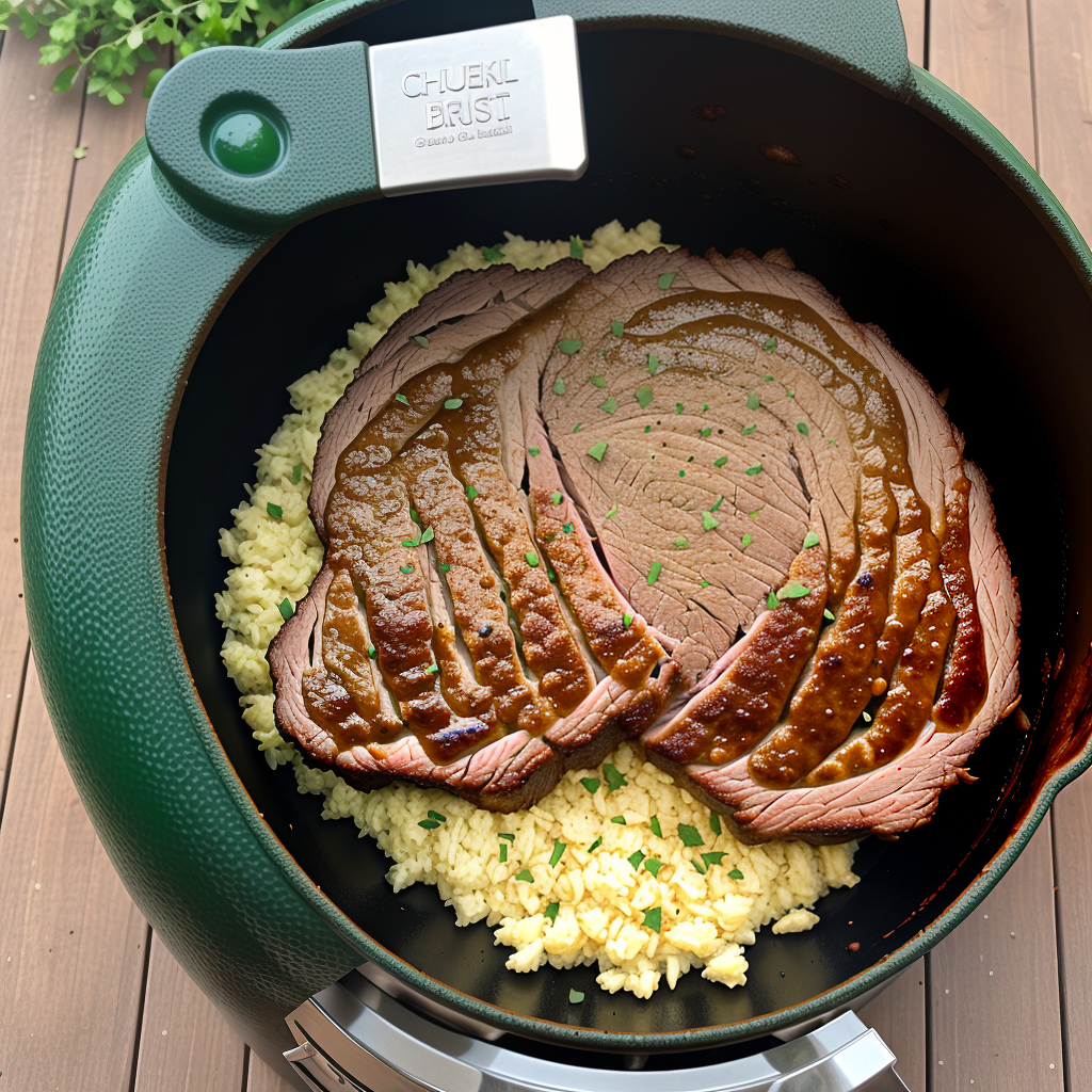 big green egg chuck roast