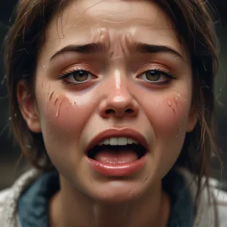 picture of someone crying