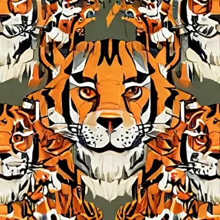 cartoon tigers