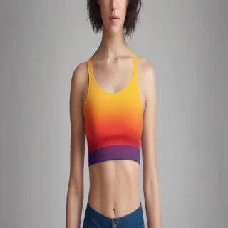 crop top mock up