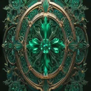 emerald green bg