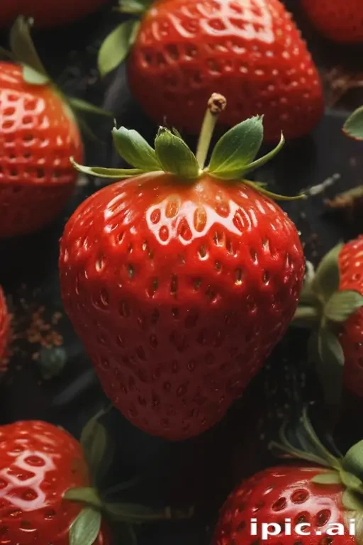 strawberry background aesthetic