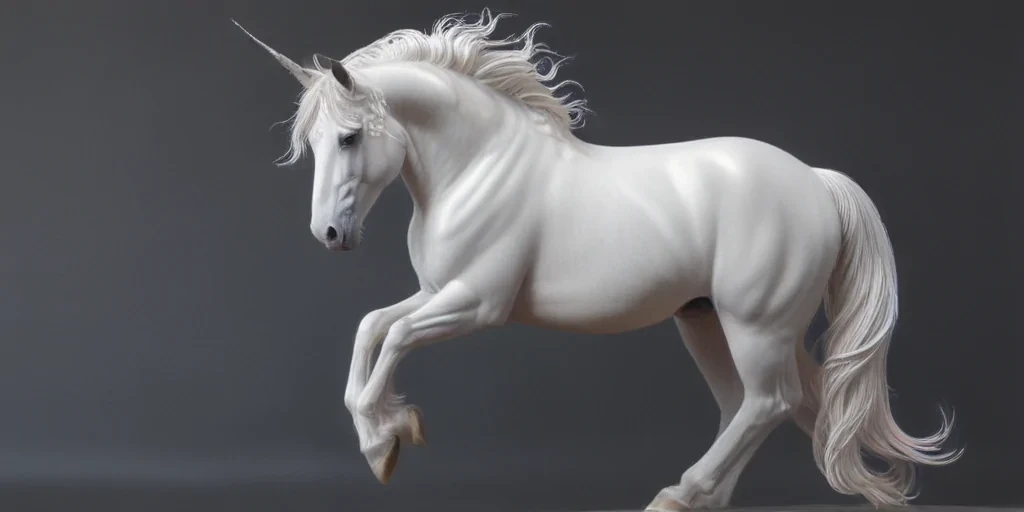 unicorn outline