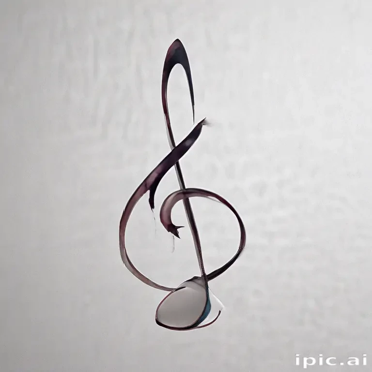 transparent music note