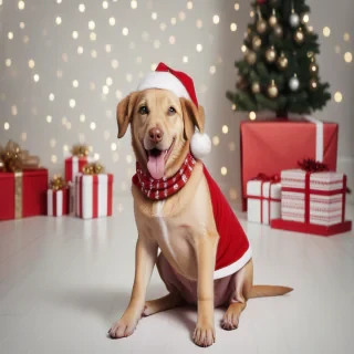 dog christmas photos