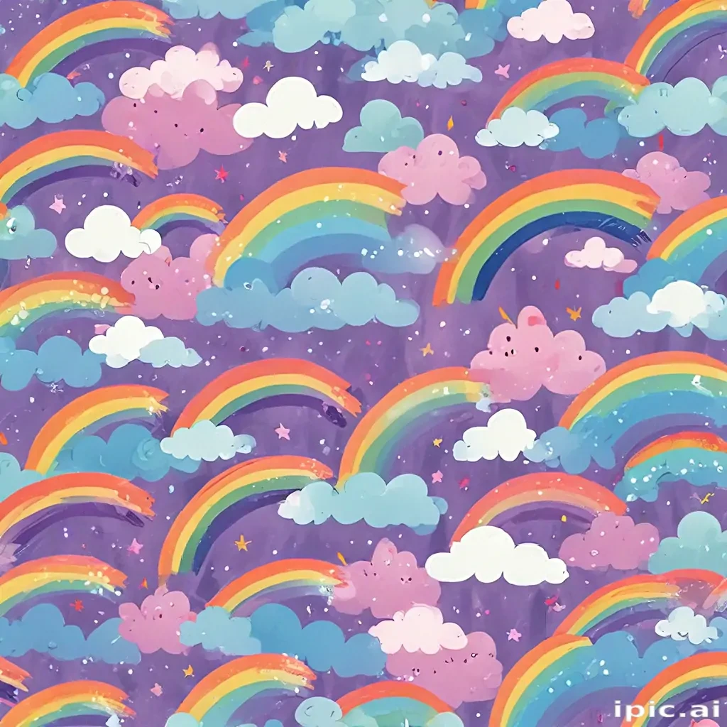 cute rainbow wallpaper
