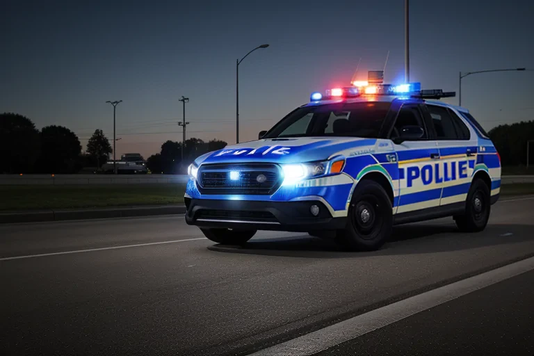 police car background