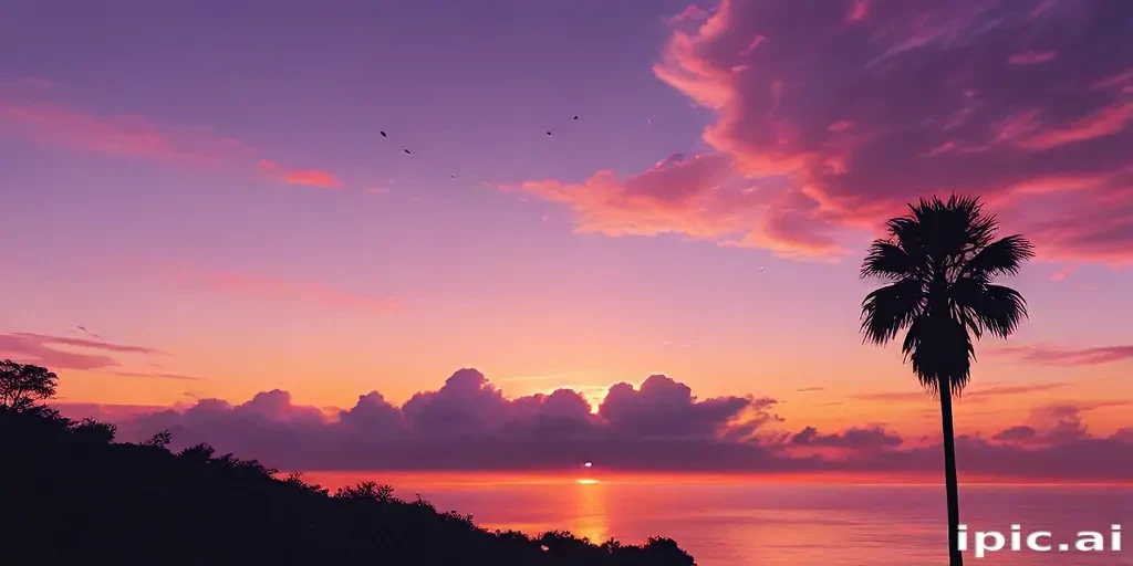 sunset aesthetic wallpaper