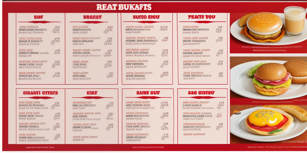 bk breakfast menu with prices