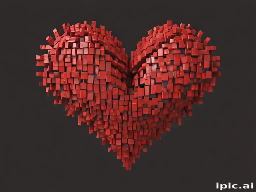 pixelated heart png