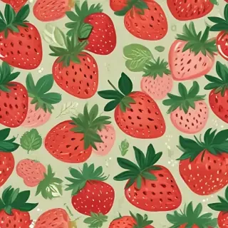 cute strawberry background