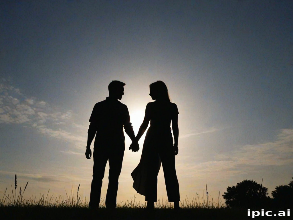 couple silhouette