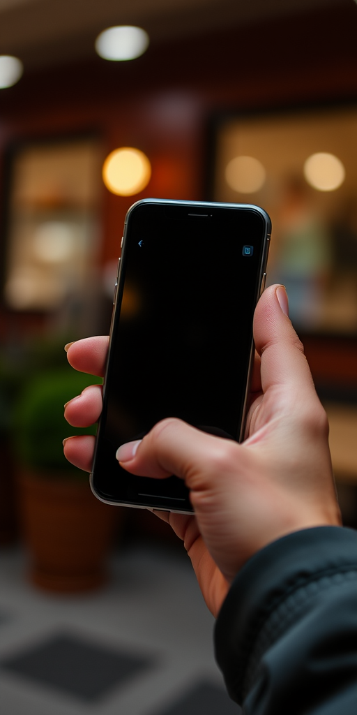 hold phone png