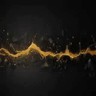 gold black background
