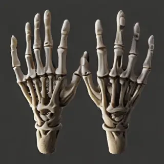 skeleton hands png
