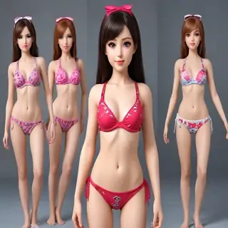 ai girls bikini