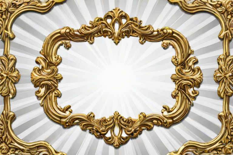 gold frame png transparent