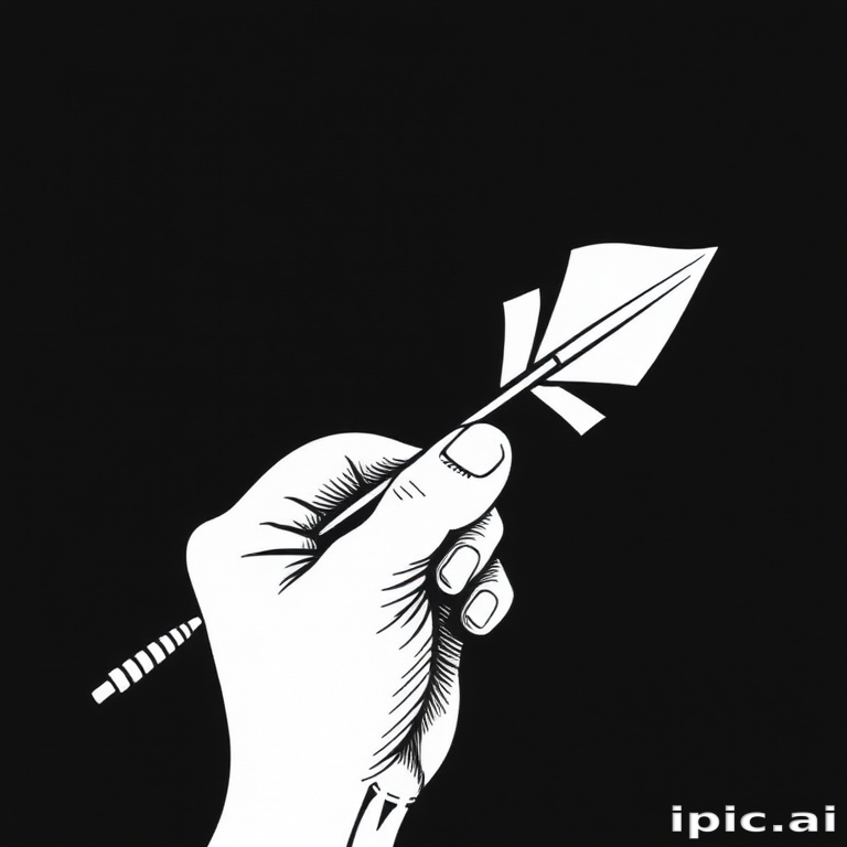hand drawn arrow