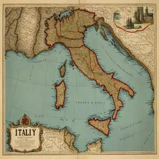 map of italy