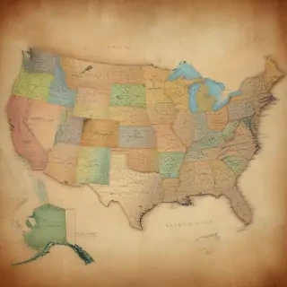 map of the usa states