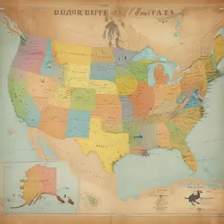 map united states
