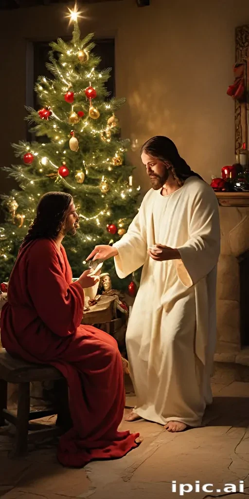 jesus at christmas images
