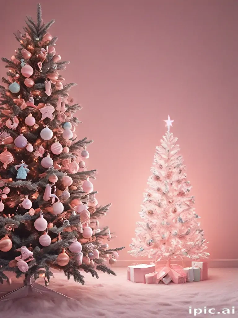 pastel aesthetic christmas wallpaper
