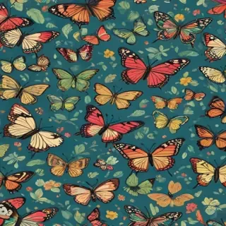 butterfly wall paper