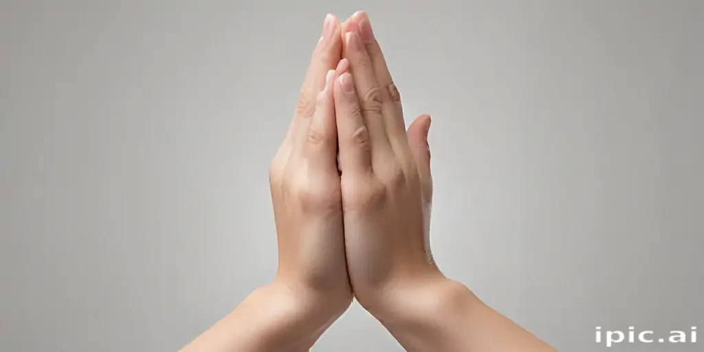 praying hands transparent background