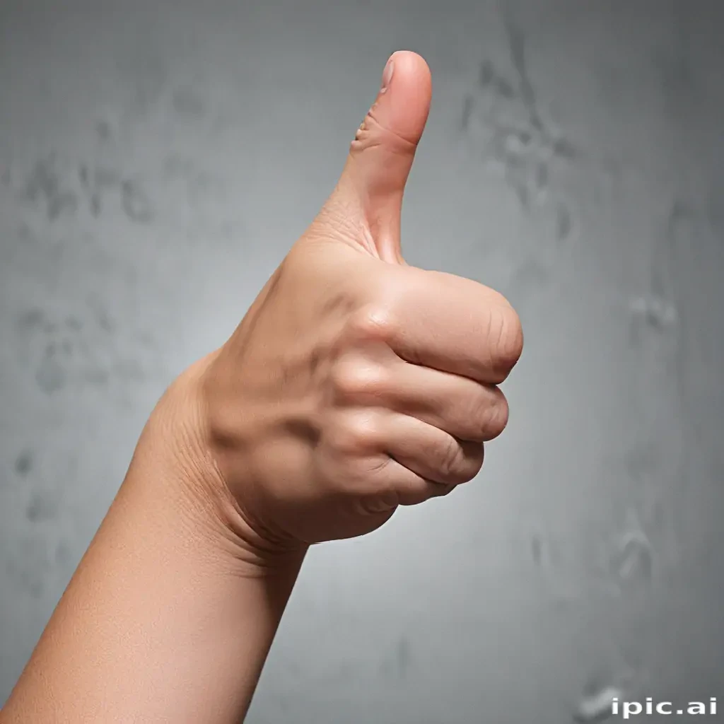 thumbs down