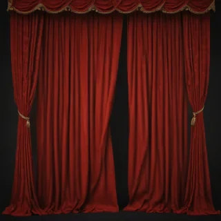 red curtain png