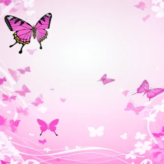 pink butterfly background