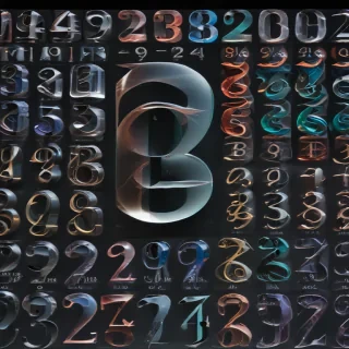 transparent numbers