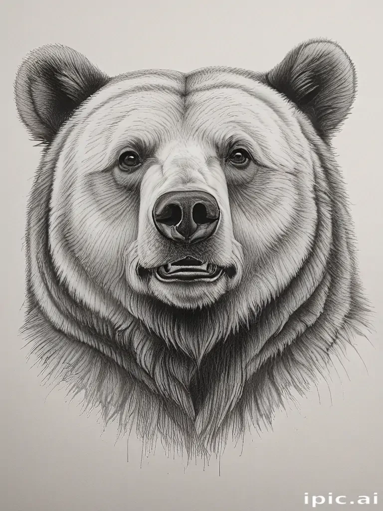 bear pic drawing