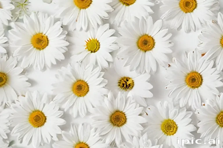 flower white background