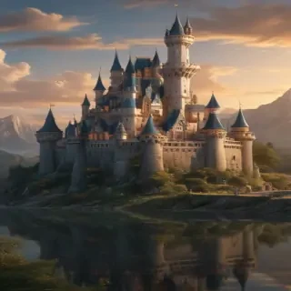 cartoon of castle