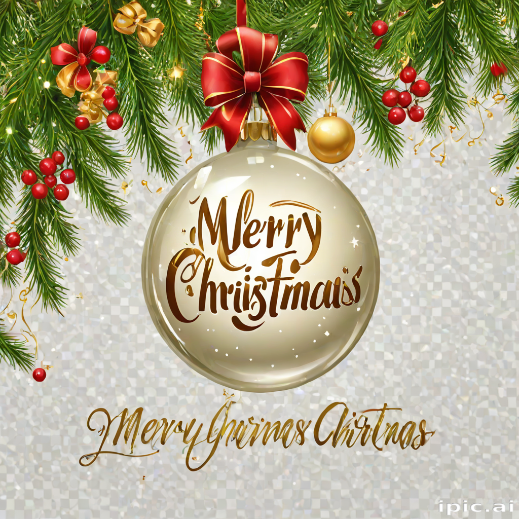 transparent merry christmas images