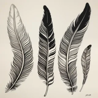 feather design