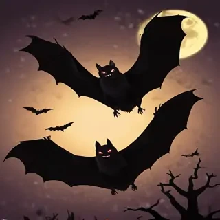 images of halloween bats