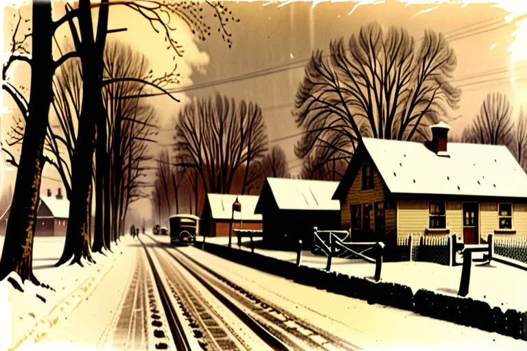 vintage winter pictures