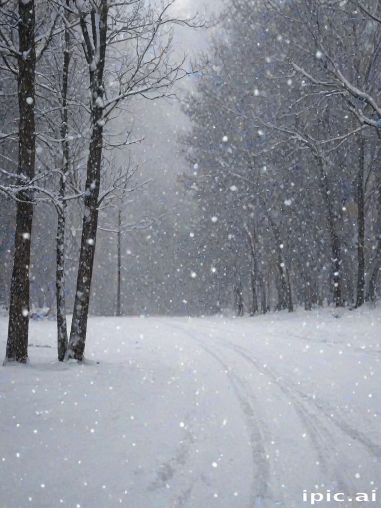 snow falling png