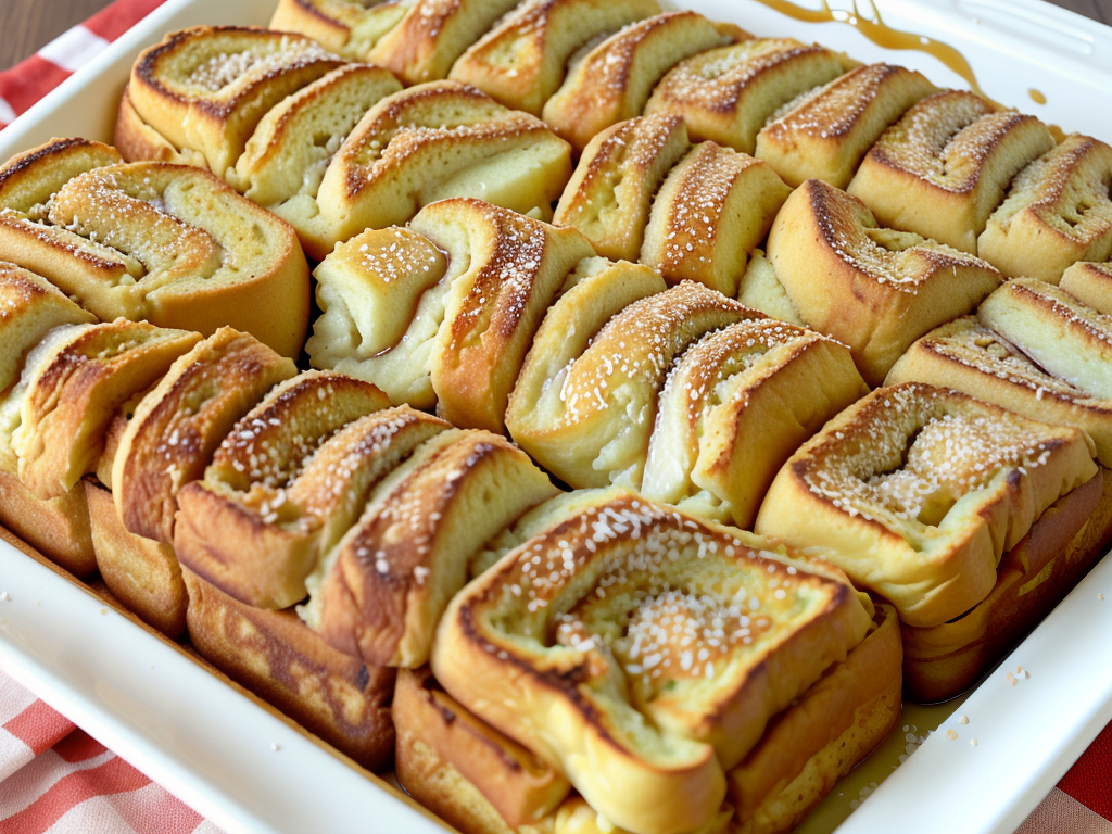 hawaiian roll french toast bake