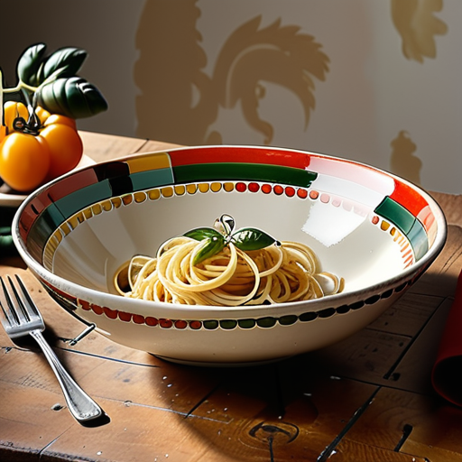 pasta bowl made in italy