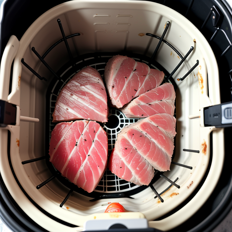 frozen tuna steak in air fryer