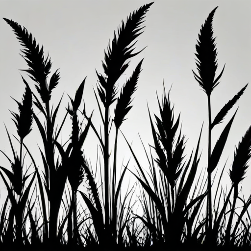 grass silhouette
